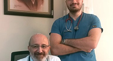 Bursa Mudanya'da baba-oğul aynı hastanede