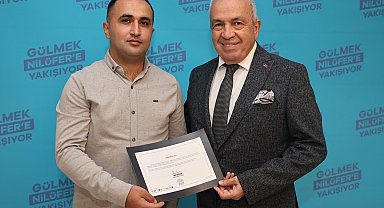 Bursa Nilüfer'de cesur personele Başkan Özdemir'den tebrik