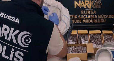 Bursa'da binlerce uyuşturucu hap ele geçirildi