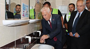 Bursa'da su tasarrufu okullardan başladı... Musluklar tasarruflu akacak!