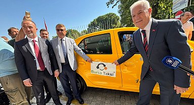 Bursa'da taksi sektöründe dijital hamle... 'Bursa Taksi' uygulaması tanıtıldı