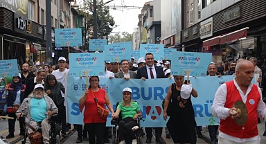 Bursalılar, sağlık için yürüdü