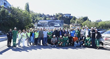 Daha temiz bir çevre için Osmangazi’de çöp toplama etkinliği