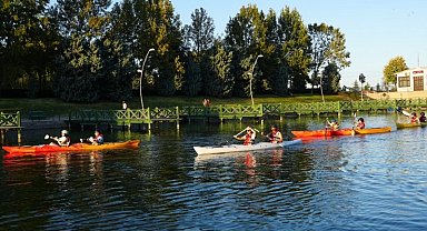 Denizi olmayan şehirde su sporları heyecanı