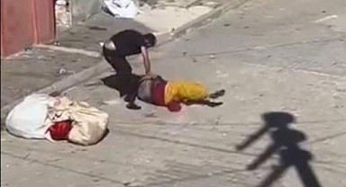 Eşini Sokak Ortasında Bayıltana Kadar Dövdü