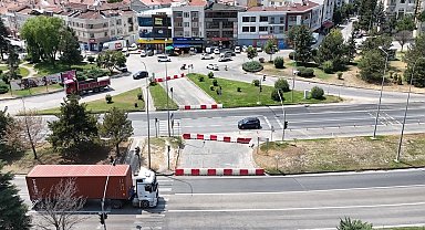 Eskişehir'de kavşak denemesi 1 ay daha uzatıldı