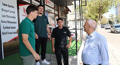 Gebze'de Başkan Büyükgöz'den Güzeller esnafına ziyaret