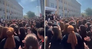 Halil Bekmezci Lisesi'nde Protesto