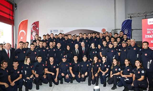 Harmancık'a tam donanımlı itfaiye binası