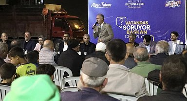 İnegöl'de mahalle buluşmaları devam ediyor