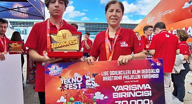 İzmirli genç TEKNOFEST 2025'te Türkiye birincisi oldu