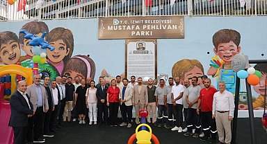 İzmit Belediyesi Mustafa Pehlivan'ın adını yaşatacağı parkı hizmete sundu