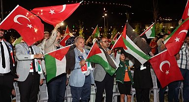 Kayseri'de vicdanlar Gazze için buluştu