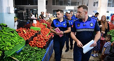 Kocaeli Çayırova Zabıtası'ndan pazar denetimi