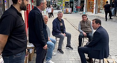 Konya Karatay'da esnafla buluşma