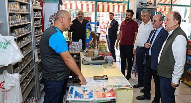 Konya Selçuklu'da esnaf ziyaretleri