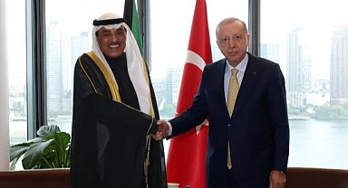 Kuveyt Veliaht Prensi Şeyh es-Sabah ile görüştü