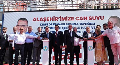 Manisa Alaşehir'in 20 yıllık su sorunu tarihe karıştı