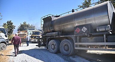 Manisa'da 40 yıl sonra gelen asfalt sevinci