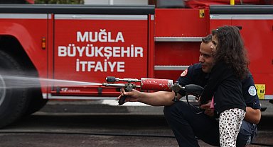 Muğla'da küçük alev kahramanları sahada