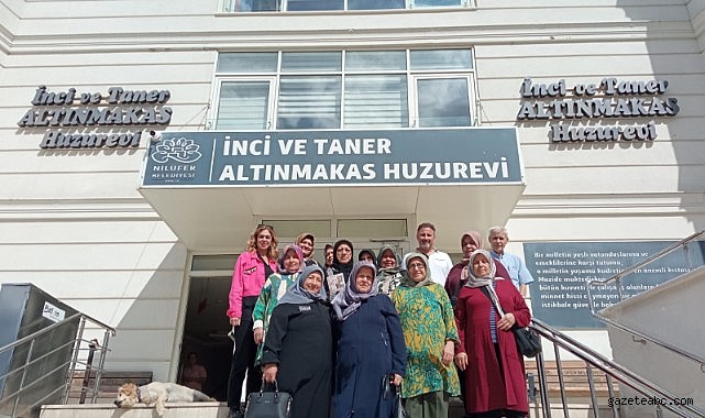 Nilüferli kadınlardan huzurevinde sıcak buluşma