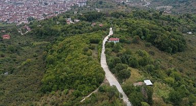 Ordu'da Döşemedibi-Bayramca yolu betonla güçleniyor