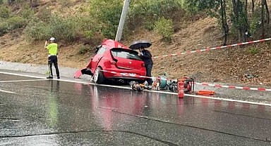 Şiddetli Yağış Trafik Kazasına Yol Açtı