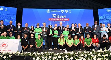 Trabzon Çarşıbaşı Millet Bahçesi törenle açıldı