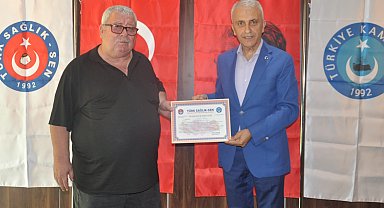 Türk Sağlık Sen Kocaeli Şubesi'nde hüzünlü veda
