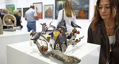 Antalya'da 102 sanatçıdan 102 eserlik sergi