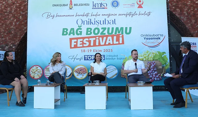 Bağ Bozumu Festivali, gastronomi dünyasının ustalarını Kahramanmaraş'ta buluşturdu
