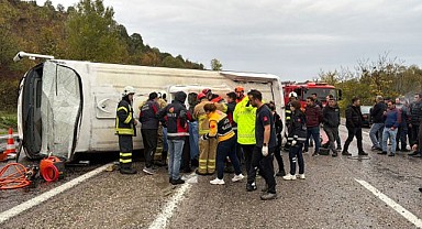 Bartın’da İşçi Servisi Faciası