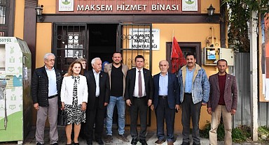 Başkan Aydın’dan Maskem Mahallesini mutlu eden ziyaret