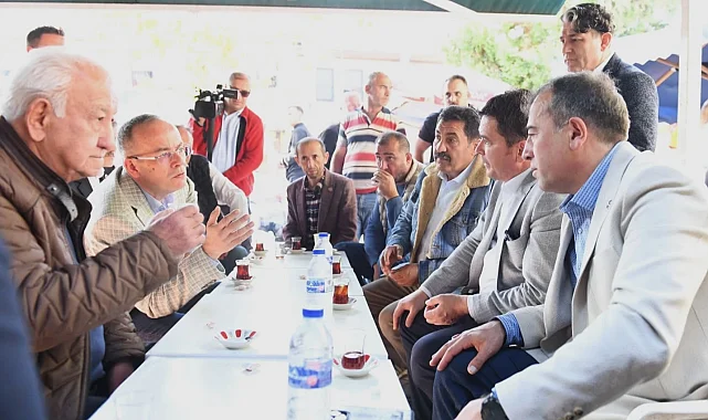 Başkan Aydın Tahtakale Köylü Pazarı için müjdeyi verdi