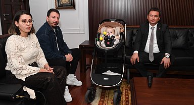 Başkan Aydın'dan SMA hastası Çağan Ata Baran'a destek çağrısı