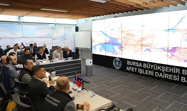 Bursa Büyükşehir, olası acil durumlara karşı hazır