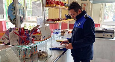 Bursa İnegöl Zabıtası'ndan okul kantinlerine sıkı denetim