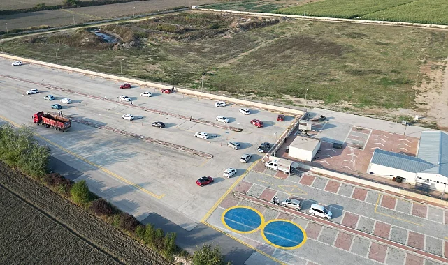 Bursa İnegöl'de yeni sürücü eğitim alanı faaliyete geçti