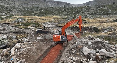 Bursa Uludağ'ın içme suyu hattı yenilendi