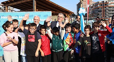 Bursa'da Nilüfer'in 421'inci parkı 'Melisa Parkı' açıldı