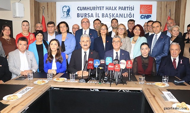 CHP Bursa’da Demokrasi Vurgusu