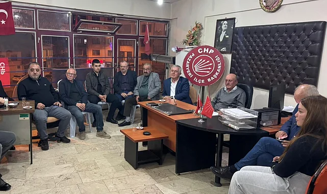 CHP Pazaryeri'nde kongre öncesi hareketlilik