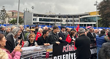 Düzce'de belediye binasının yıkımına tepki!