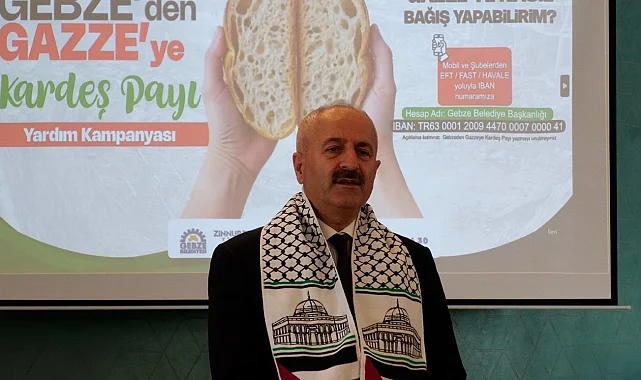 Gebze'den Gazze'ye kardeş payı