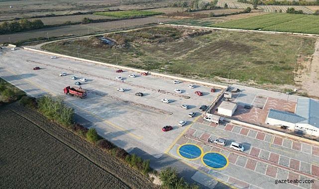 İnegöl Belediyesi’nin Yeni Sürücü Eğitim Alanı Hizmete Girdi