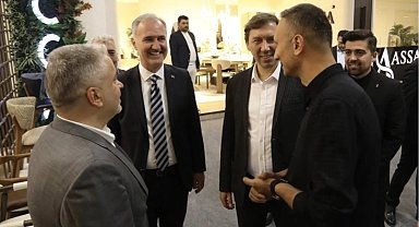 İnegöl'de protokolden Modef Expo'ya ziyaret