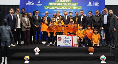 İstanbul Büyükşehir'den amatör spor kulüplerine 100 milyon TL'lik malzeme desteği