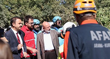 Kayseri Kocasinan'da öğrencilere afet eğitimi veriliyor