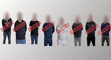 Kırmızı bültenle aranan 6 suçlu ve 2 ulusal kaçak yakalandı