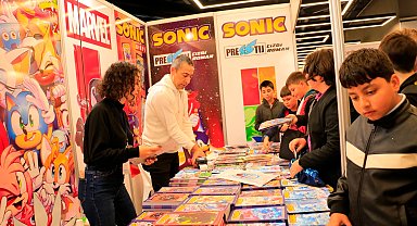 Kitap Fuarı'nda çocukların çizgi roman sevgisi